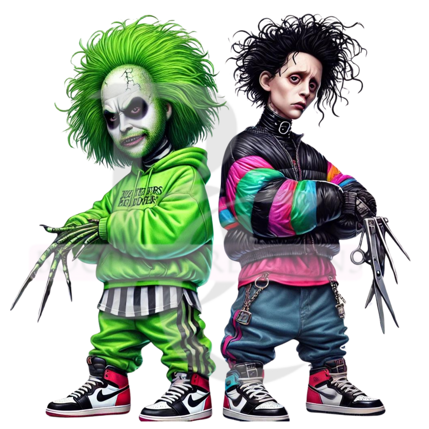 Beetle Juice & Edward Scissor Hands