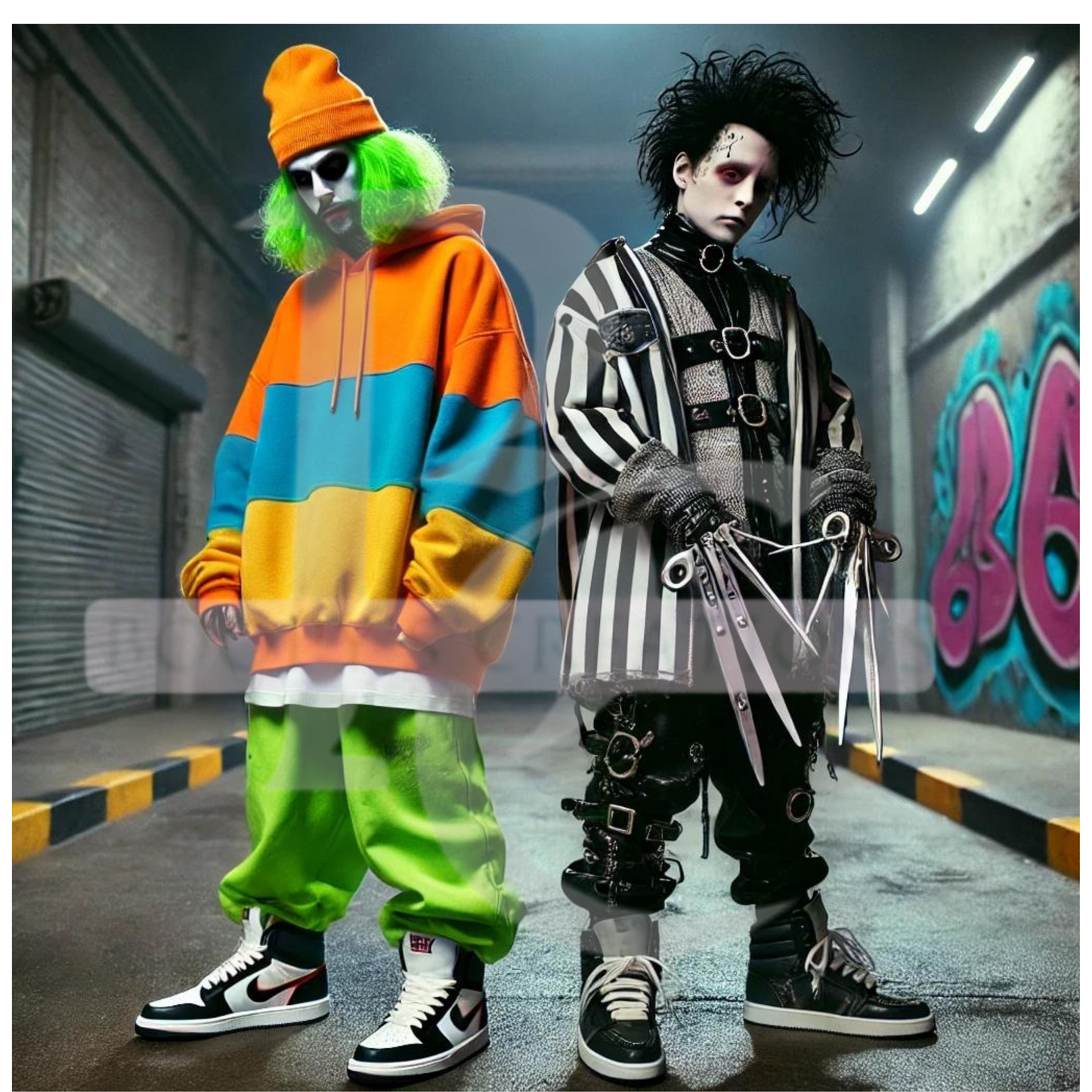 Beetle Juice & Edward Scissor Hands