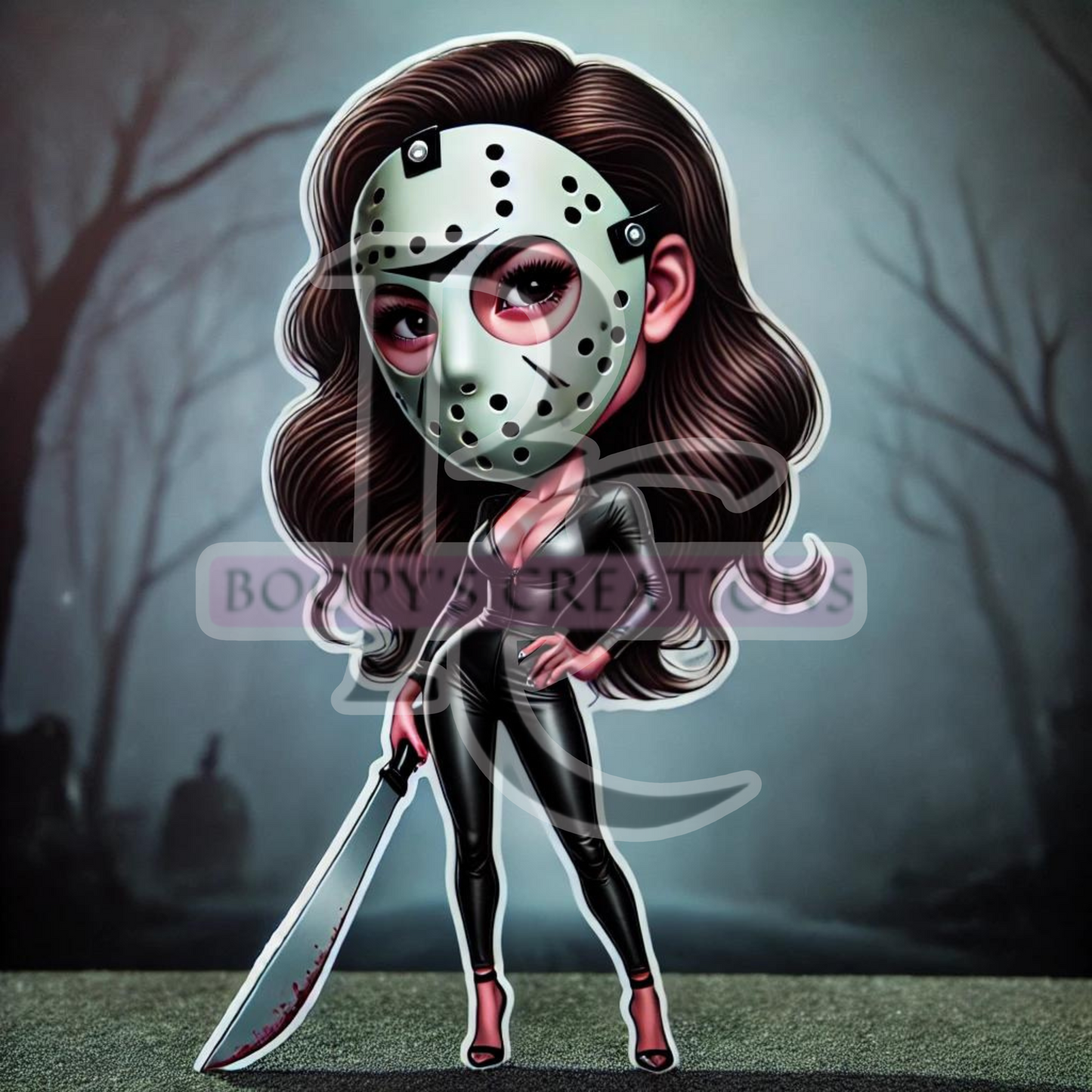 Halloween Editable Queens of Horror Design