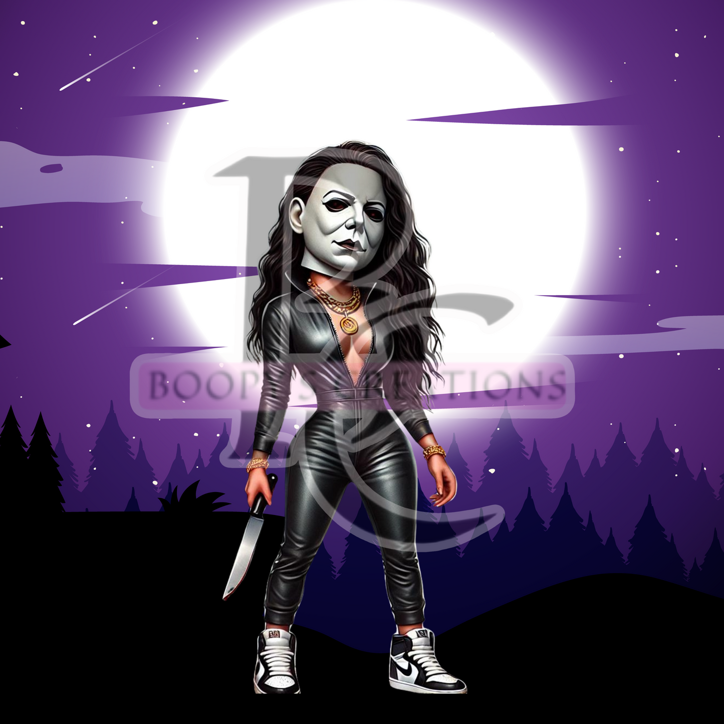 Halloween Editable Queens of Horror Design